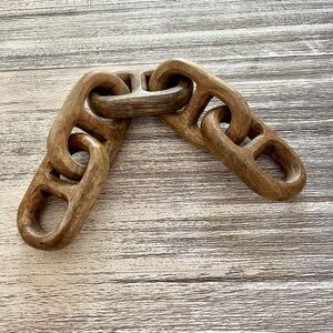 Thick Wood Garland Decor